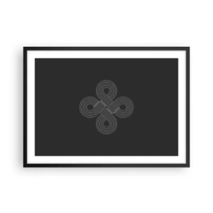 Poster în ramă neagră - În spirit celtic - 70x50 cm
