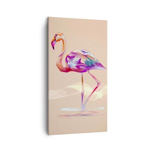 Tablou pe pânză - Pasăre de emoție bună - 45x80 cm