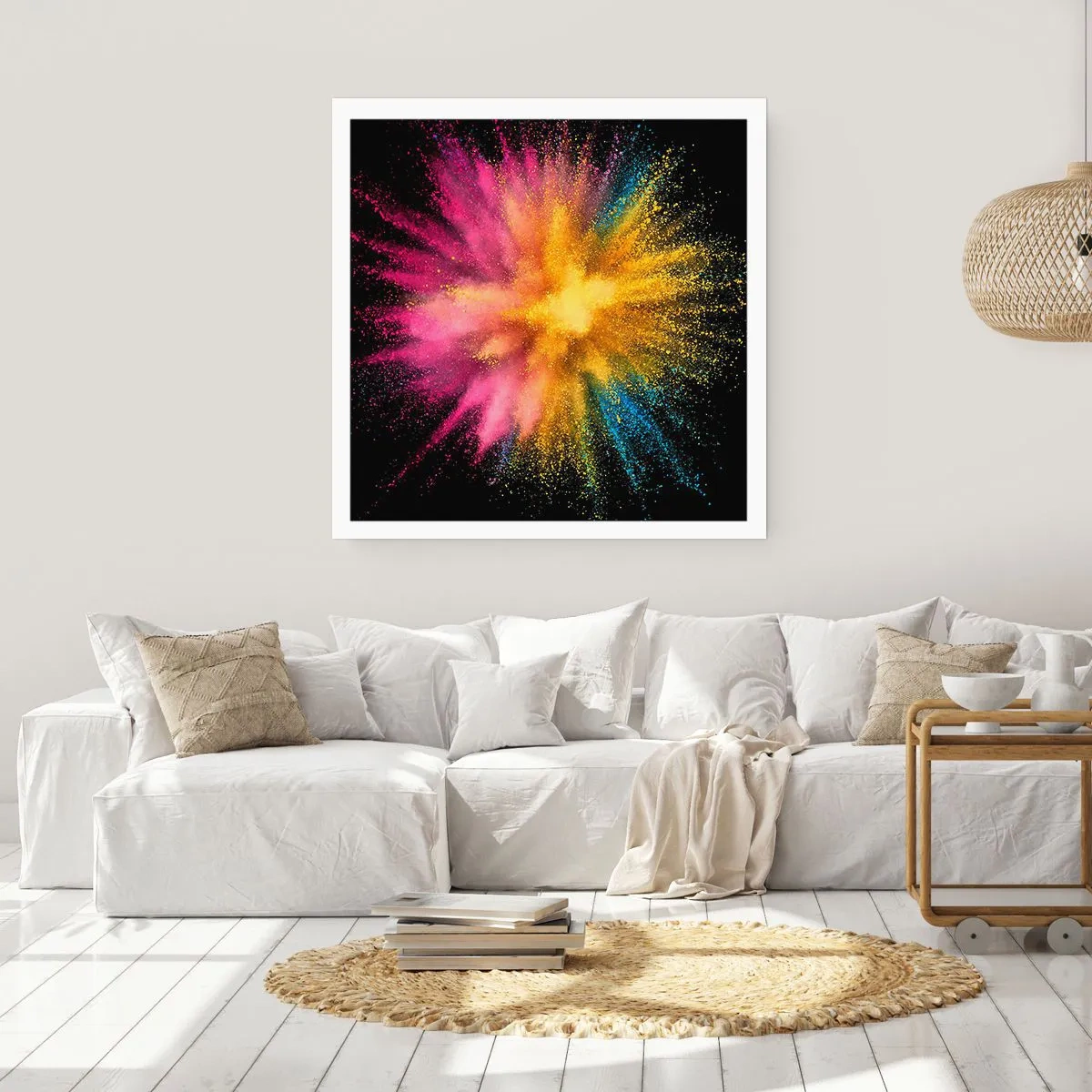Poster - Nașterea culorii - 60x60 cm