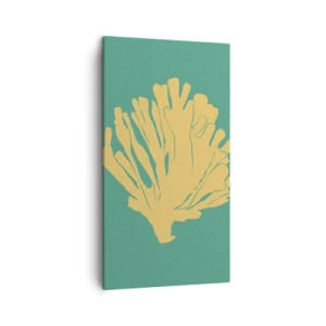 Tablou pe pânză - Tufișul din pădurea subacvatică - 45x80 cm