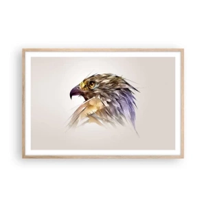 Poster în ramă de stejar deschis - Portretul unui războinic - 91x61 cm