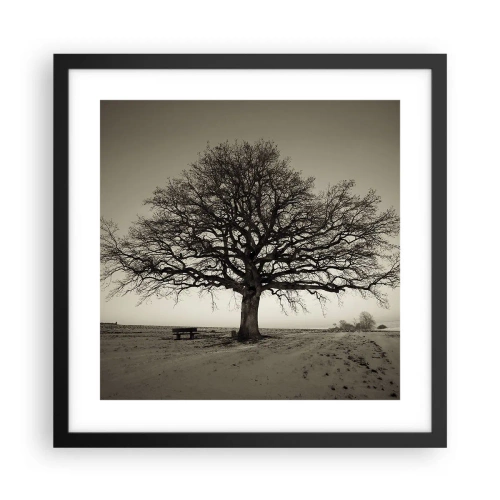 Poster în ramă neagră - De aici până în veșnicie - 40x40 cm