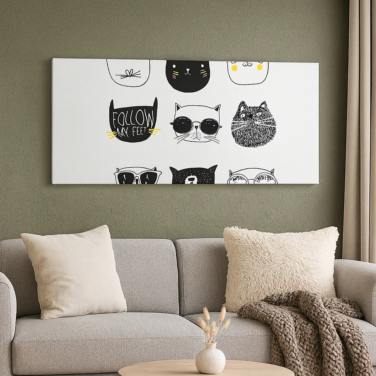 Tablou pe pânză - Fiecare este diferit - 30x30 cm