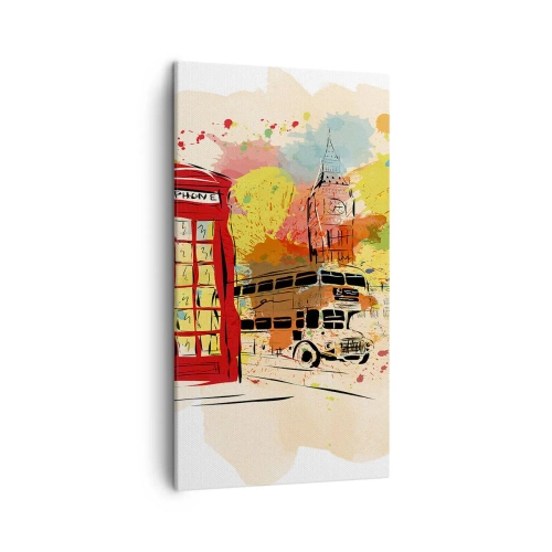 Tablou pe pânză - Orașul varietăților - 45x80 cm