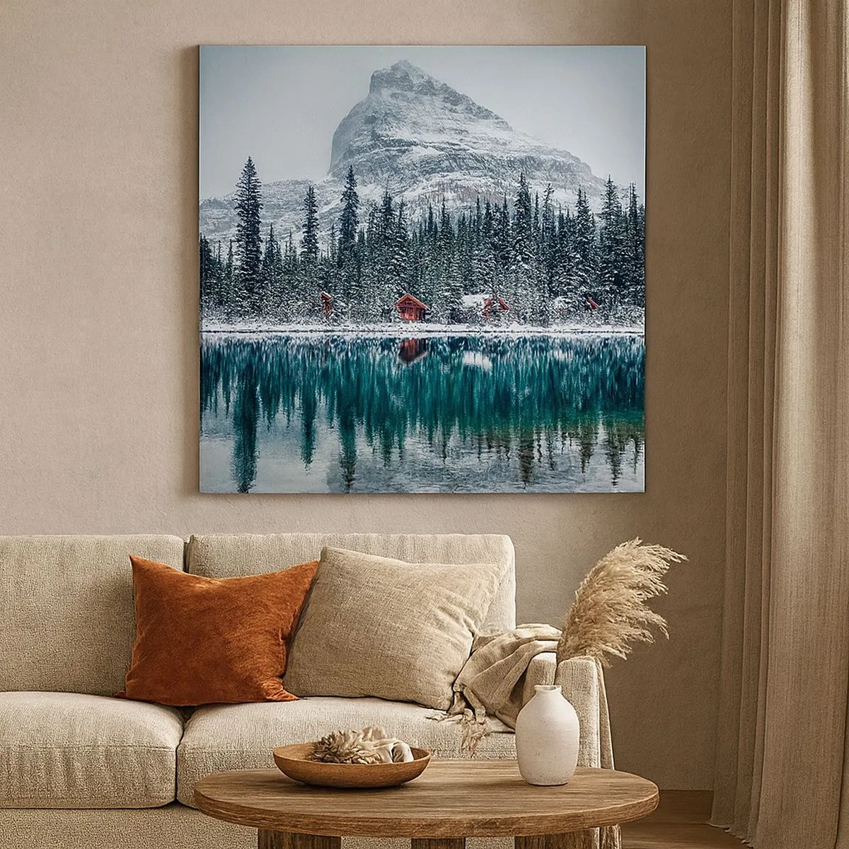 Tablou pe pânză - Refugiu canadian - 30x30 cm