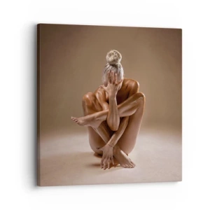 Tablou pe pânză - Unitatea trupului și a spiritului - 30x30 cm
