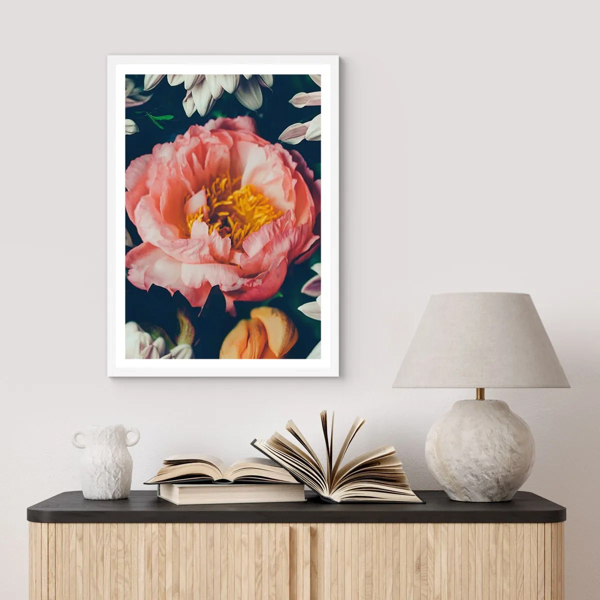 Poster în ramă albă - Cu splendoare barocă - 70x100 cm