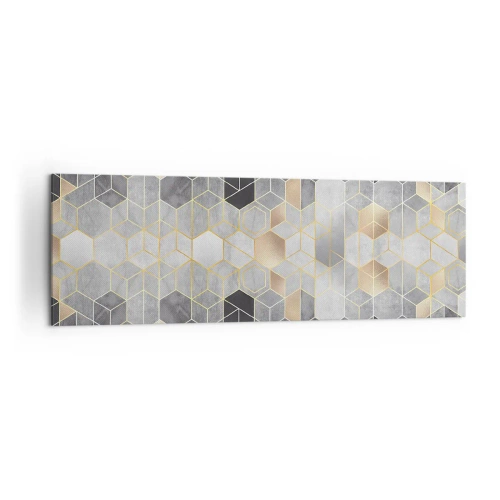 Tablou pe pânză - Compoziție diamantată - 160x50 cm