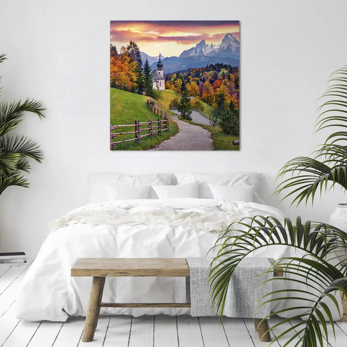 Tablou pe pânză - Un peisaj ca o pictură - 70x70 cm