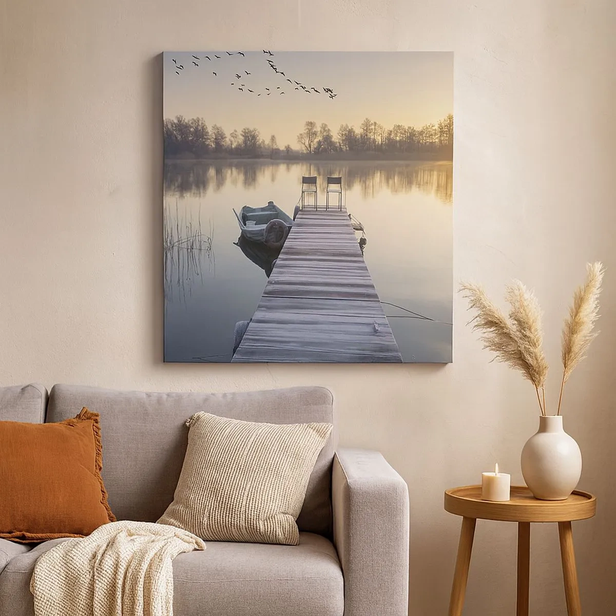 Tablou pe pânză - O să mă întorc în curând - 30x30 cm