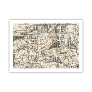 Poster - Așteaptă să fie descifrat - 70x50 cm