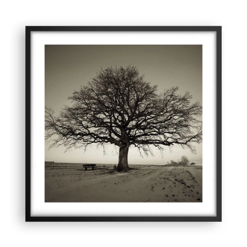 Poster în ramă neagră - De aici până în veșnicie - 50x50 cm