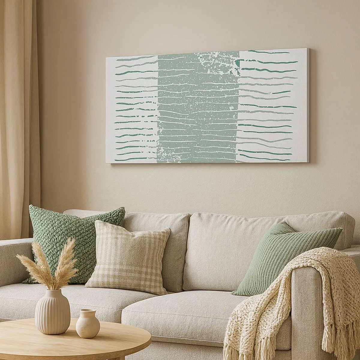 Tablou pe pânză - Abstracție marină - 100x40 cm