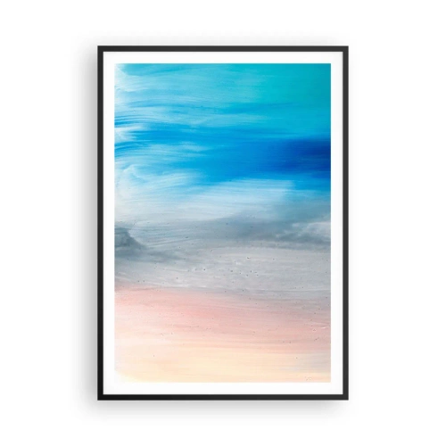 Poster în ramă neagră - Elemente: aer - 70x100 cm