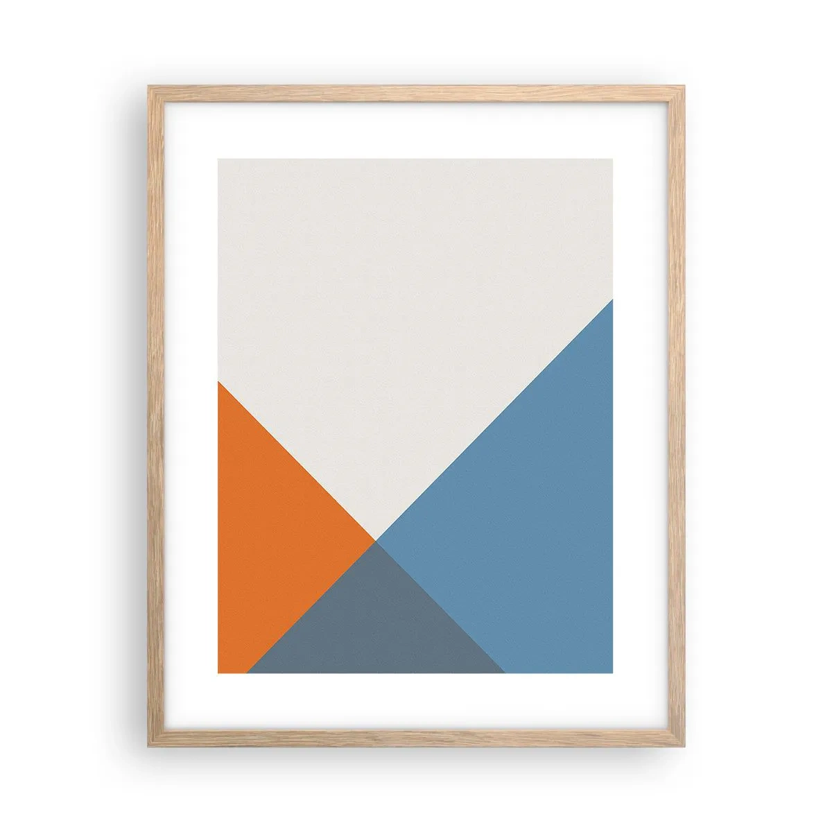 Poster în ramă de stejar deschis - La un unghi drept - 40x50 cm