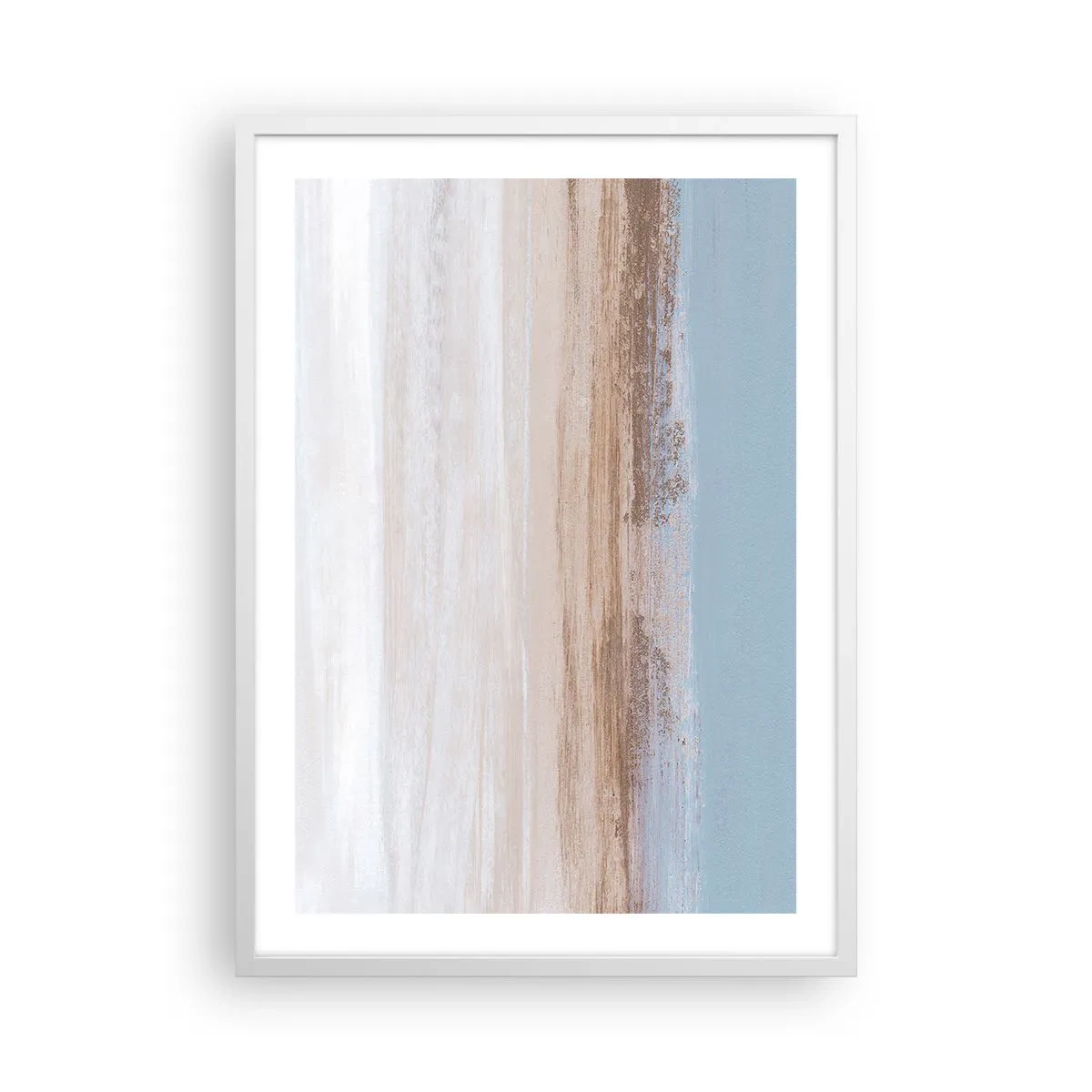 Poster în ramă albă - Un peisaj ambiguu - 50x70 cm