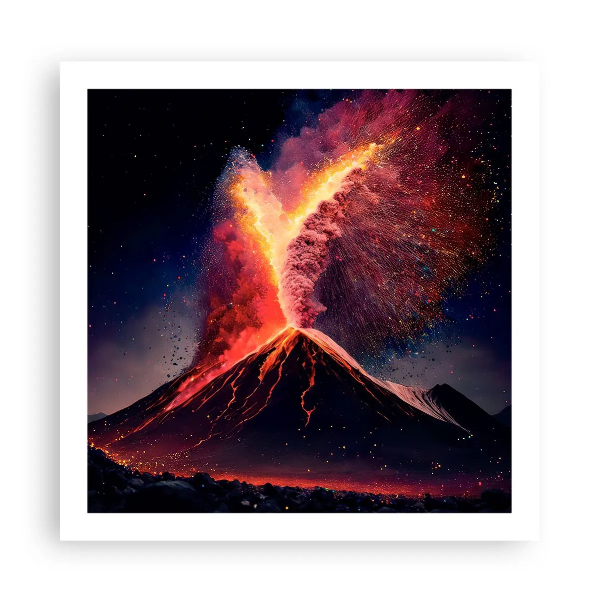 Poster - Frumusețe și groază - 60x60 cm