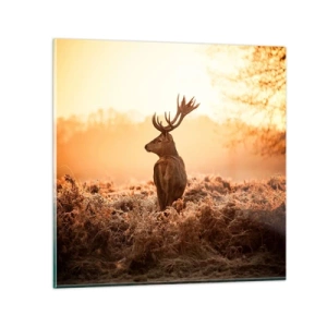 Tablou pe sticlă - Stăpânul conacului - 30x30 cm