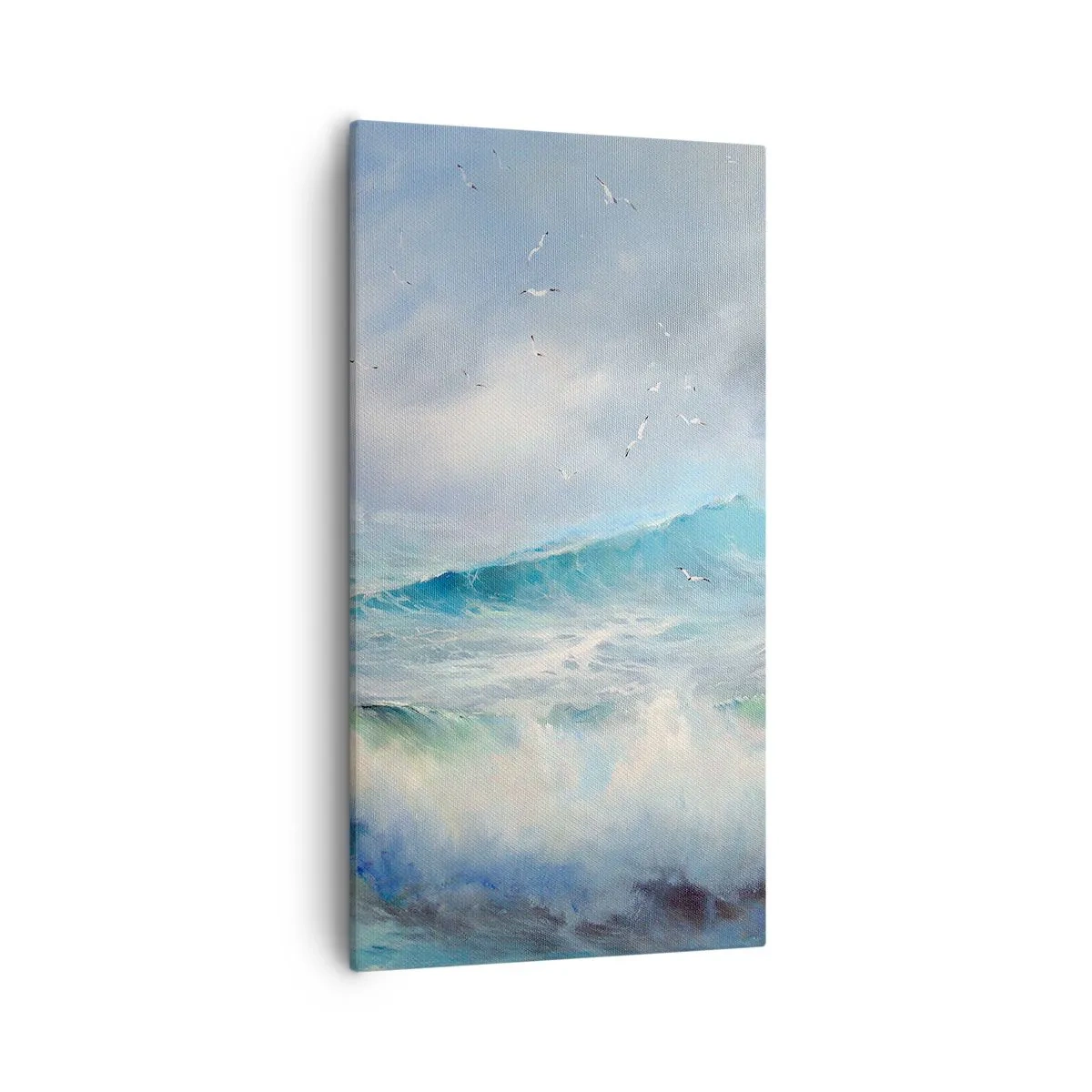 Tablou pe pânză - Vârtejul a gemut de triumf... - 55x100 cm