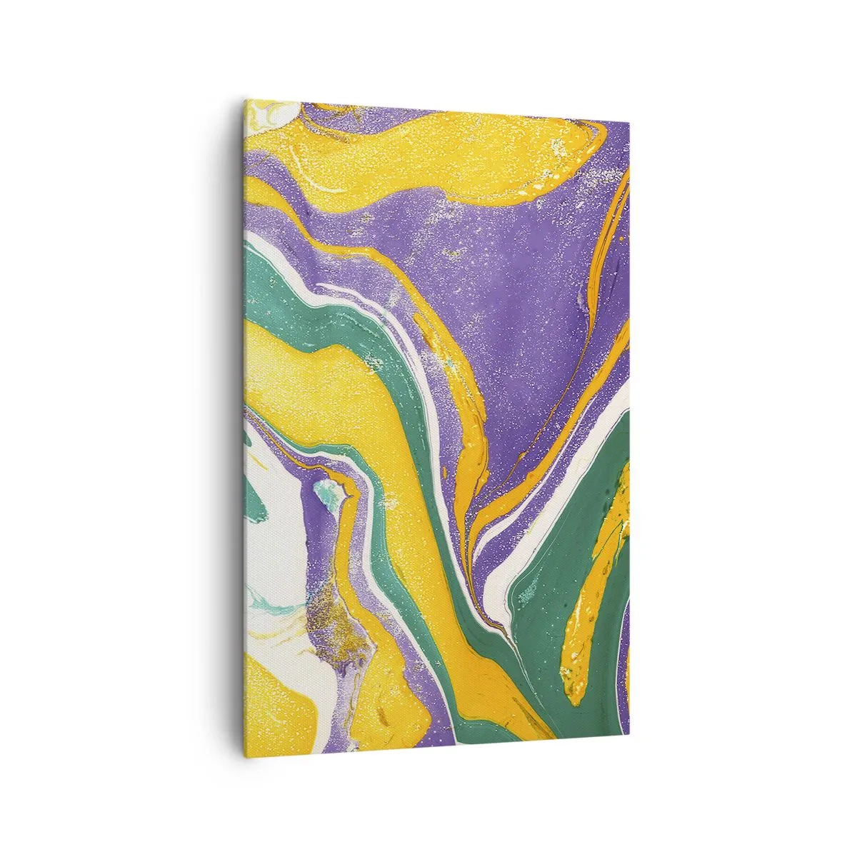 Tablou pe pânză - Valuri de culoare - 80x120 cm