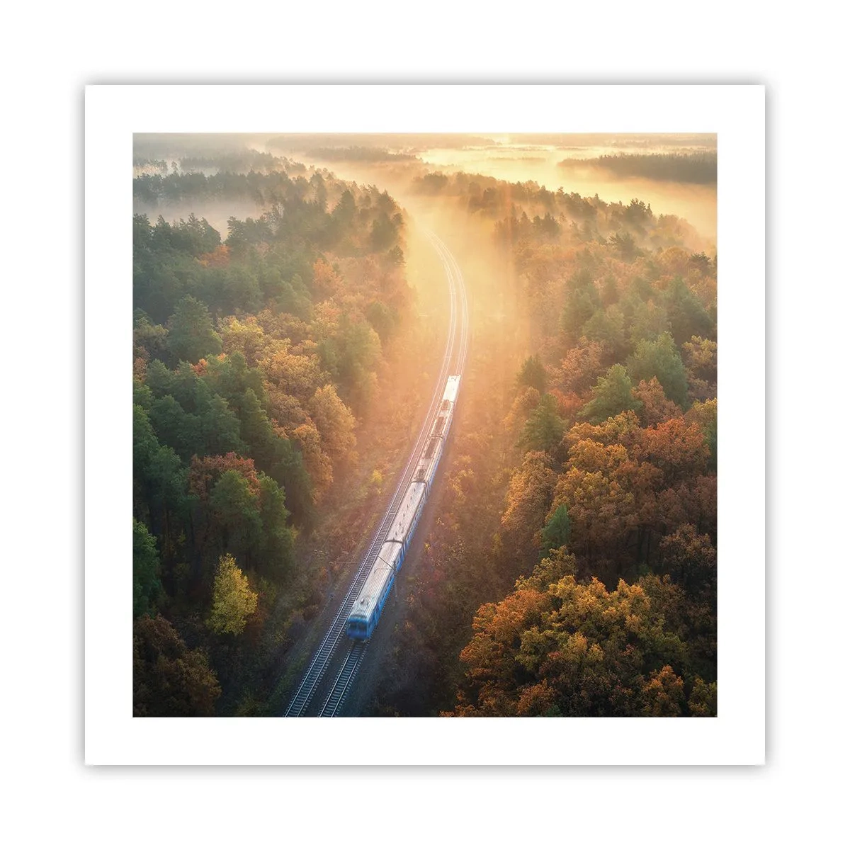Poster - Călătorie de toamnă - 50x50 cm