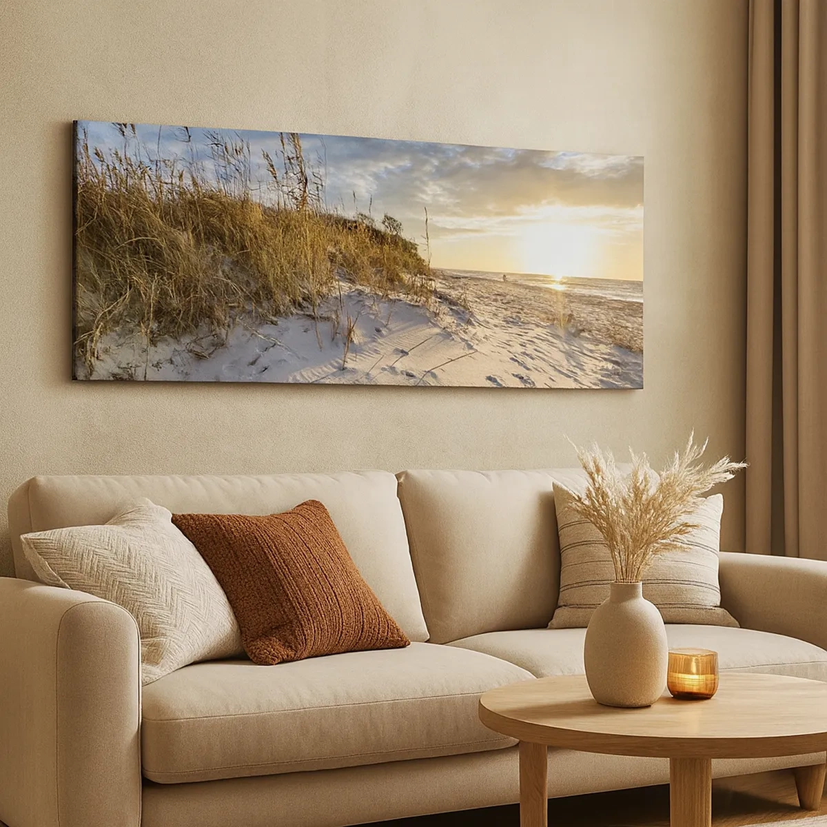 Tablou pe pânză - Invitație la o plimbare - 30x30 cm