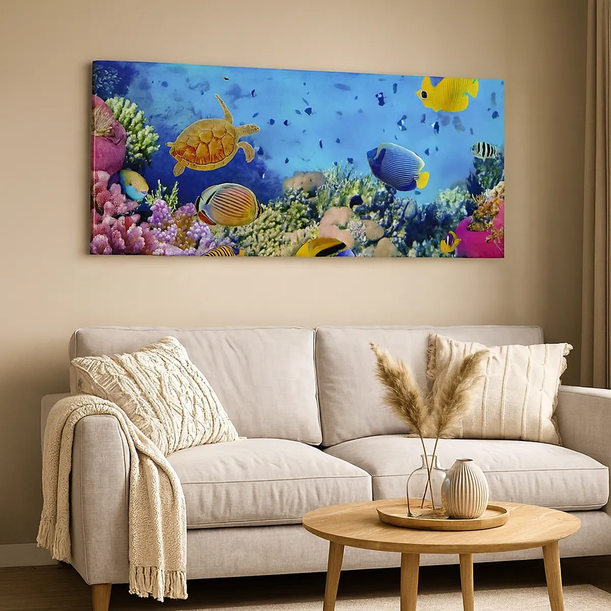 Tablou pe pânză - Și ce știm noi despre viață... - 30x30 cm