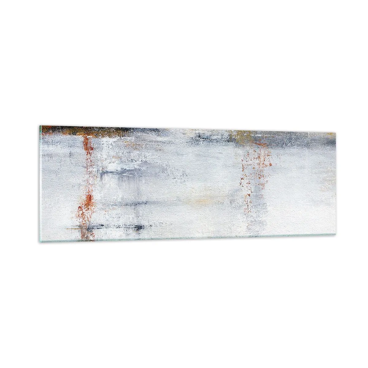 Tablou pe sticlă - În spatele cortinei de aer - 90x30 cm