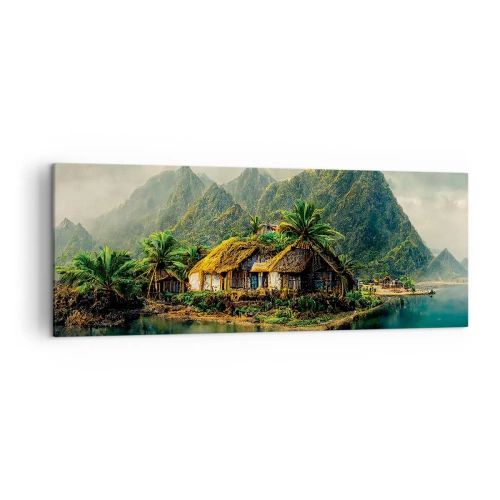 Tablou pe pânză - Paradisul tropical - 140x50 cm