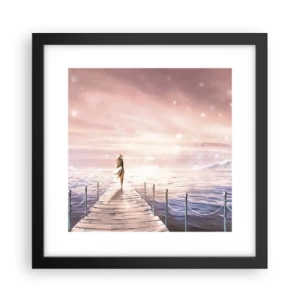 Poster în ramă neagră - În lumina unui vis - 30x30 cm