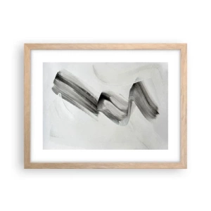 Poster în ramă de stejar deschis - Doar pentru distracție - 40x30 cm