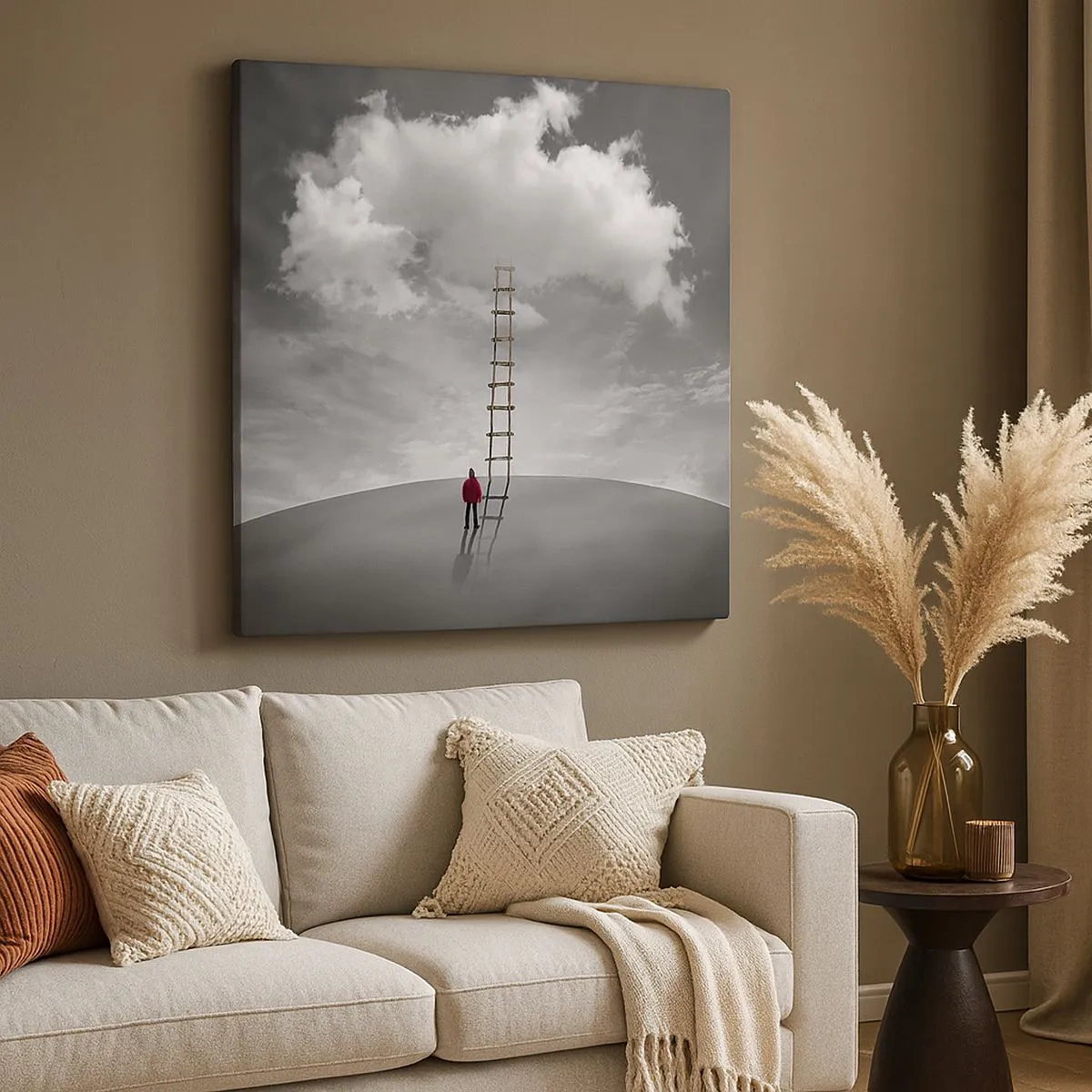 Tablou pe pânză - Orice este posibil - 30x30 cm