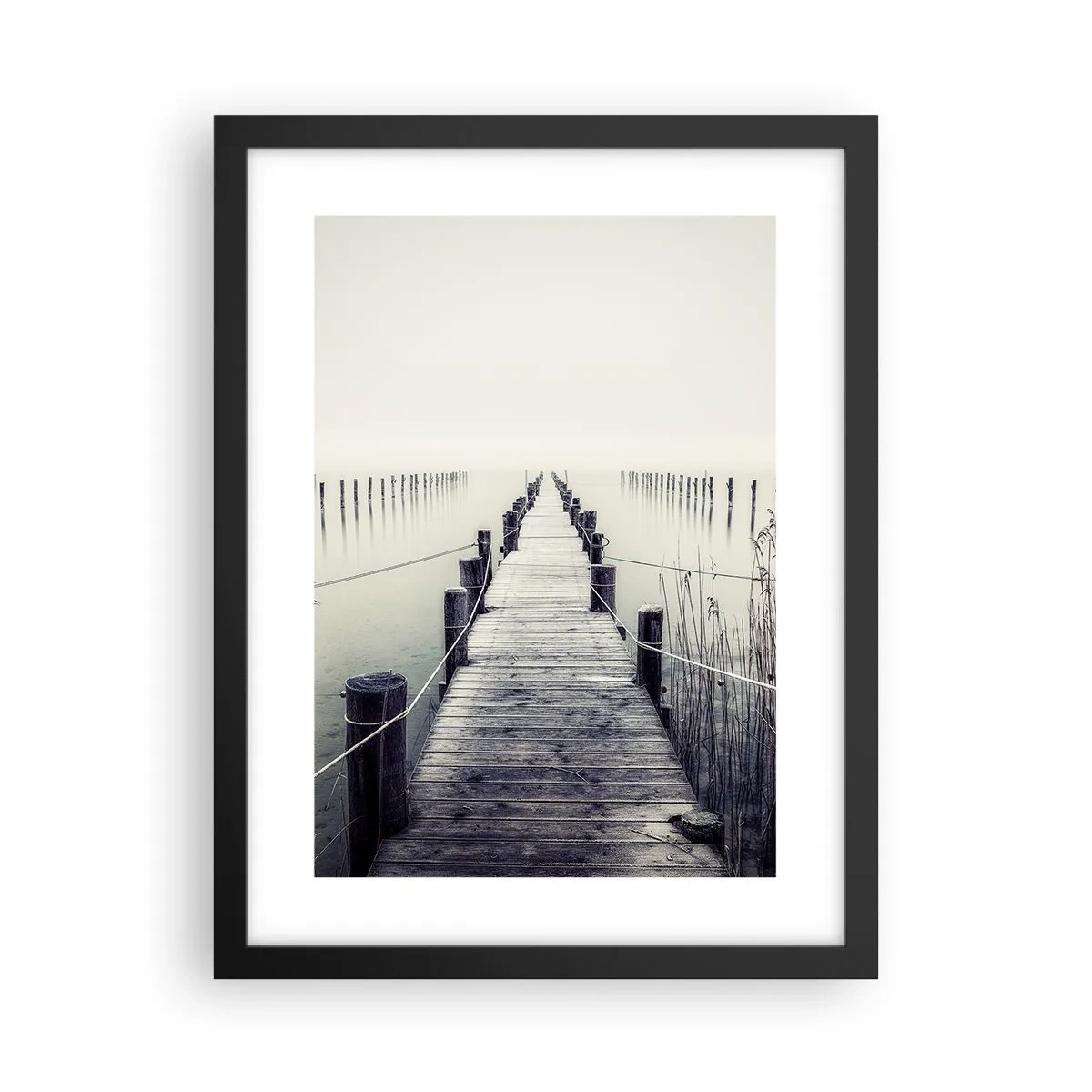 Poster în ramă neagră - Scufundă-te în pace - 30x40 cm