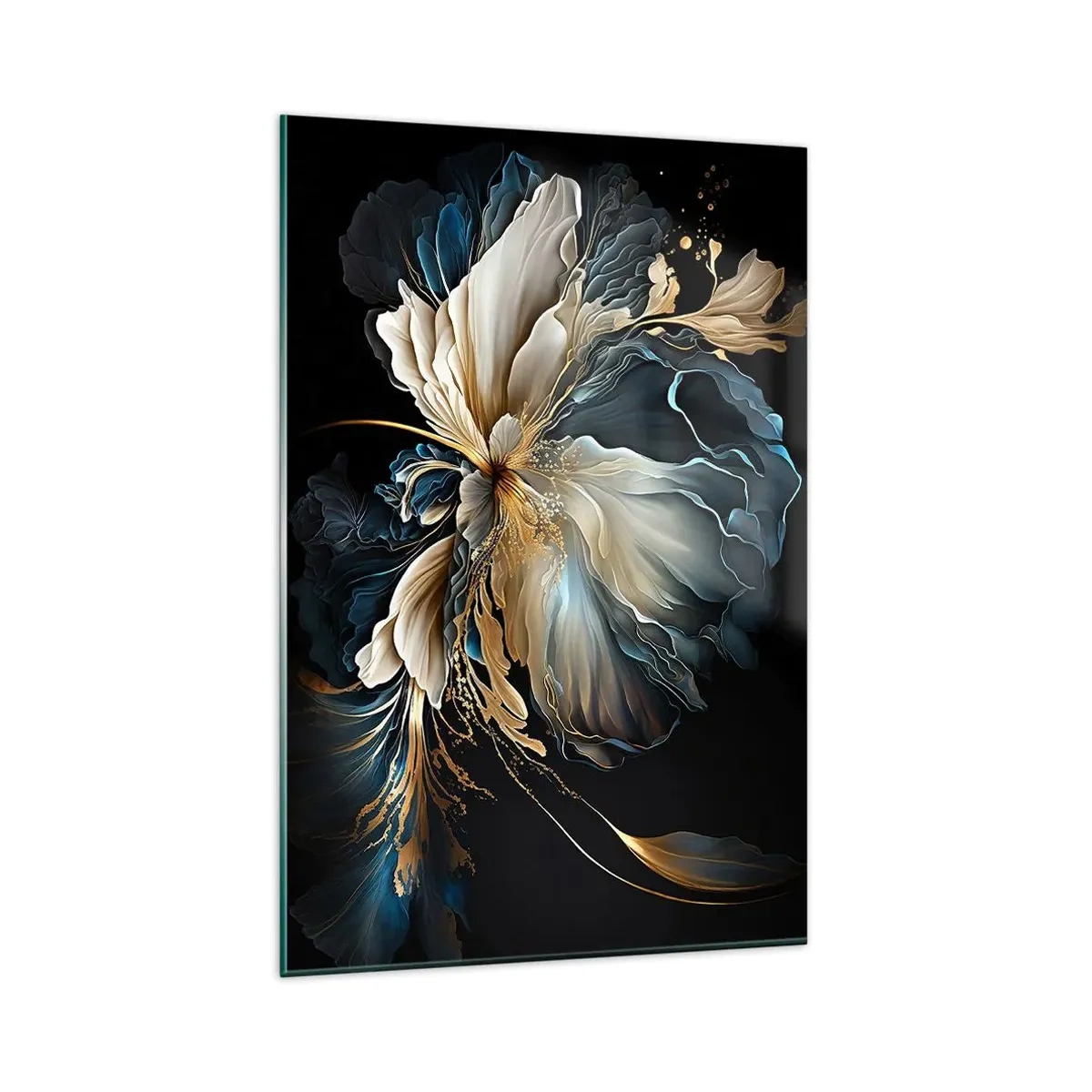 Tablou pe sticlă - Povestea unei flori de iubire - 80x120 cm