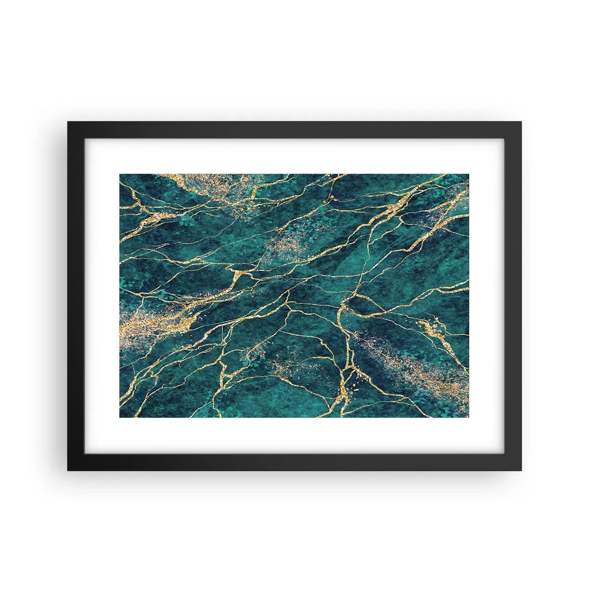 Poster în ramă neagră - Filon de aur - 40x30 cm