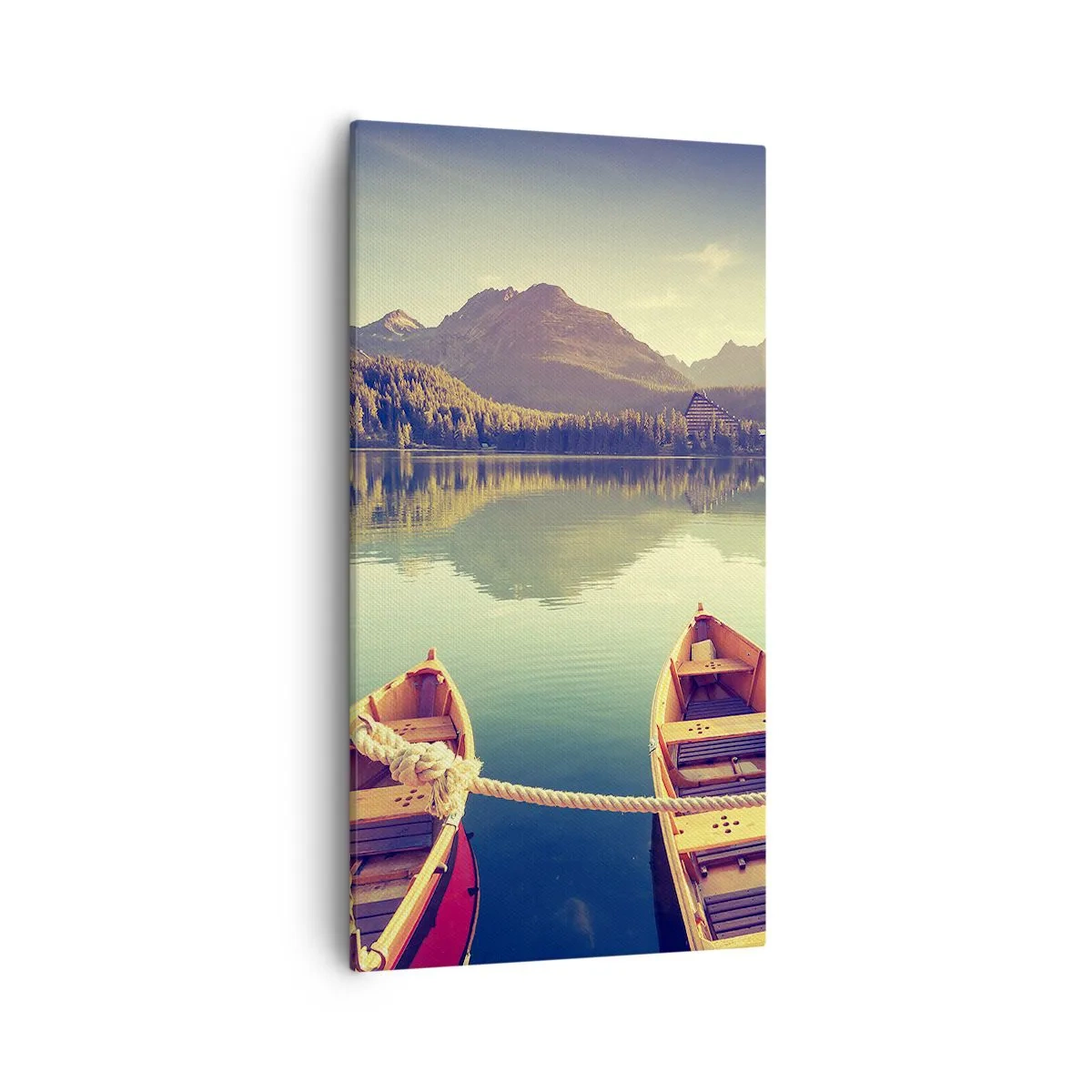 Tablou pe pânză - Pentru a trăi după legile sale - 55x100 cm