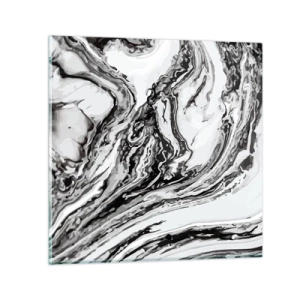 Tablou pe sticlă - La început a fost haos - 40x40 cm