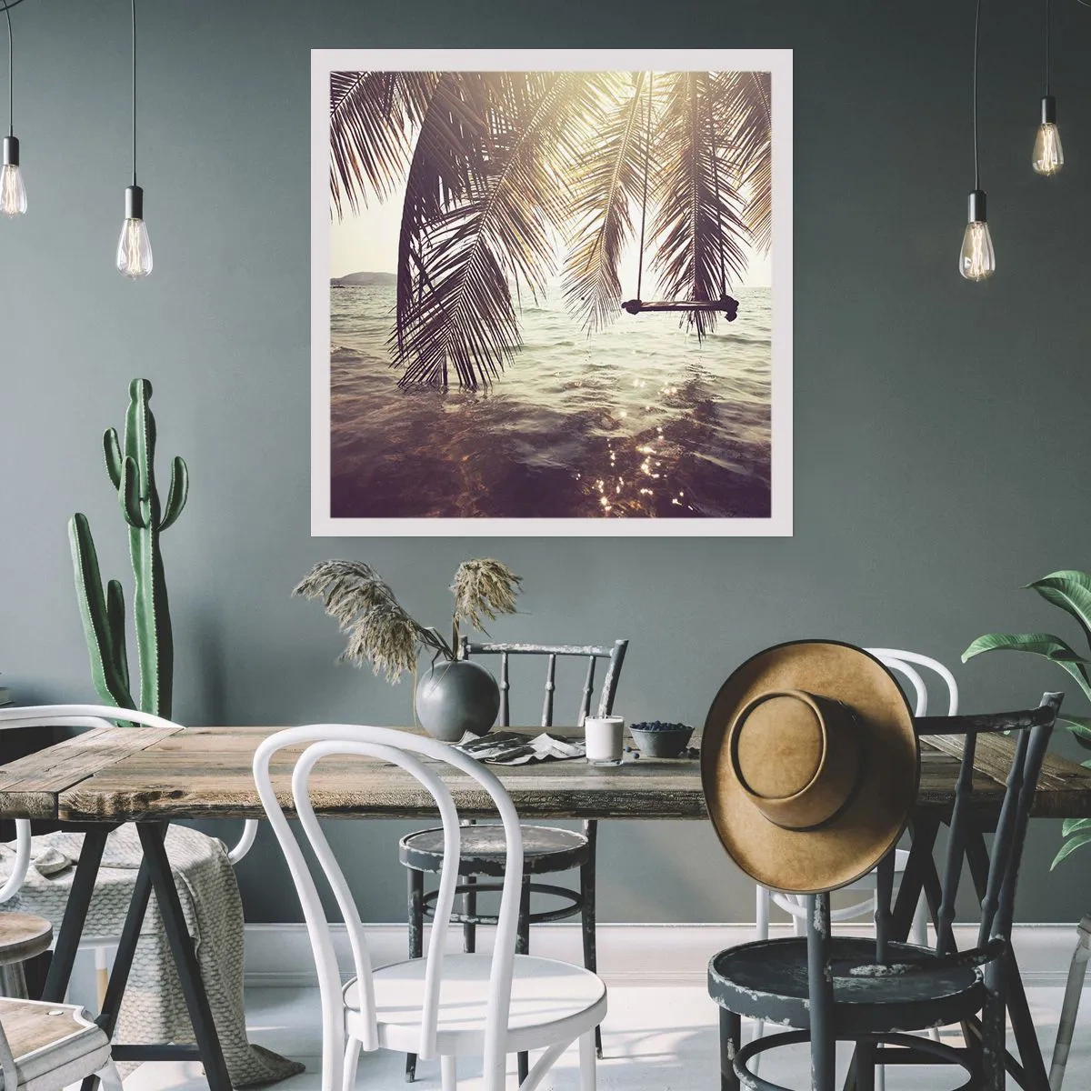 Poster - Poți să te dai în vânt după pofta inimii tale - 60x60 cm
