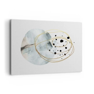 Tablou pe pânză - În îmbrățișarea spațiului - 100x70 cm