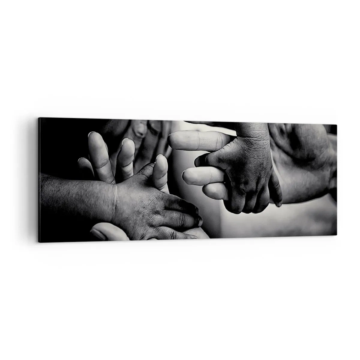 Tablou pe pânză - A fi om - 140x50 cm