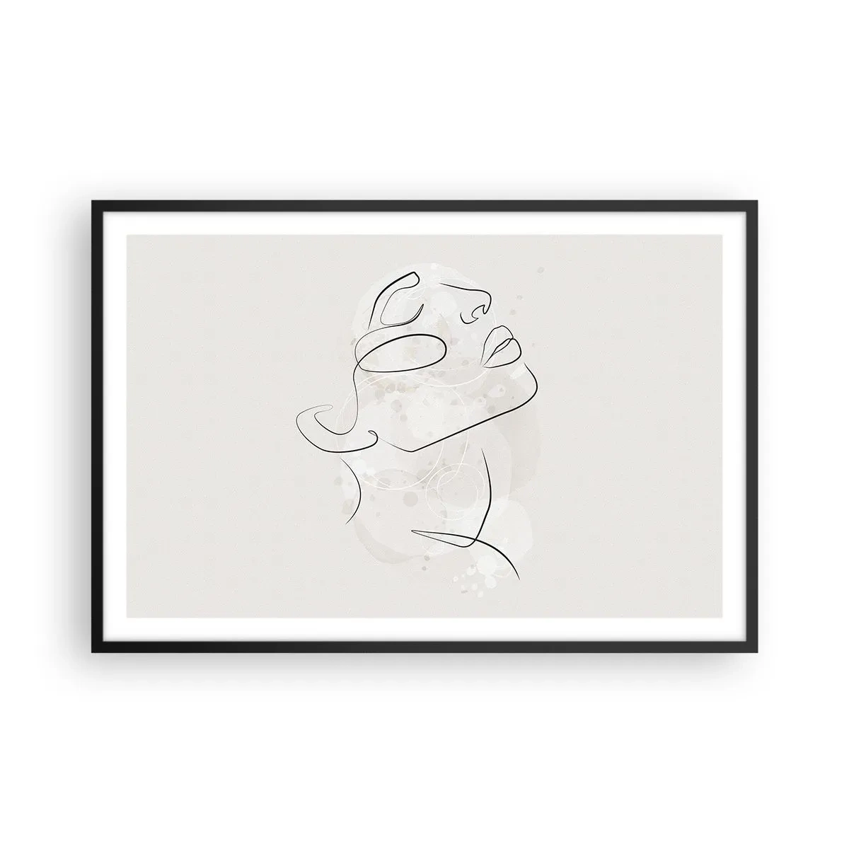 Poster în ramă neagră - Schiță de vis - 91x61 cm