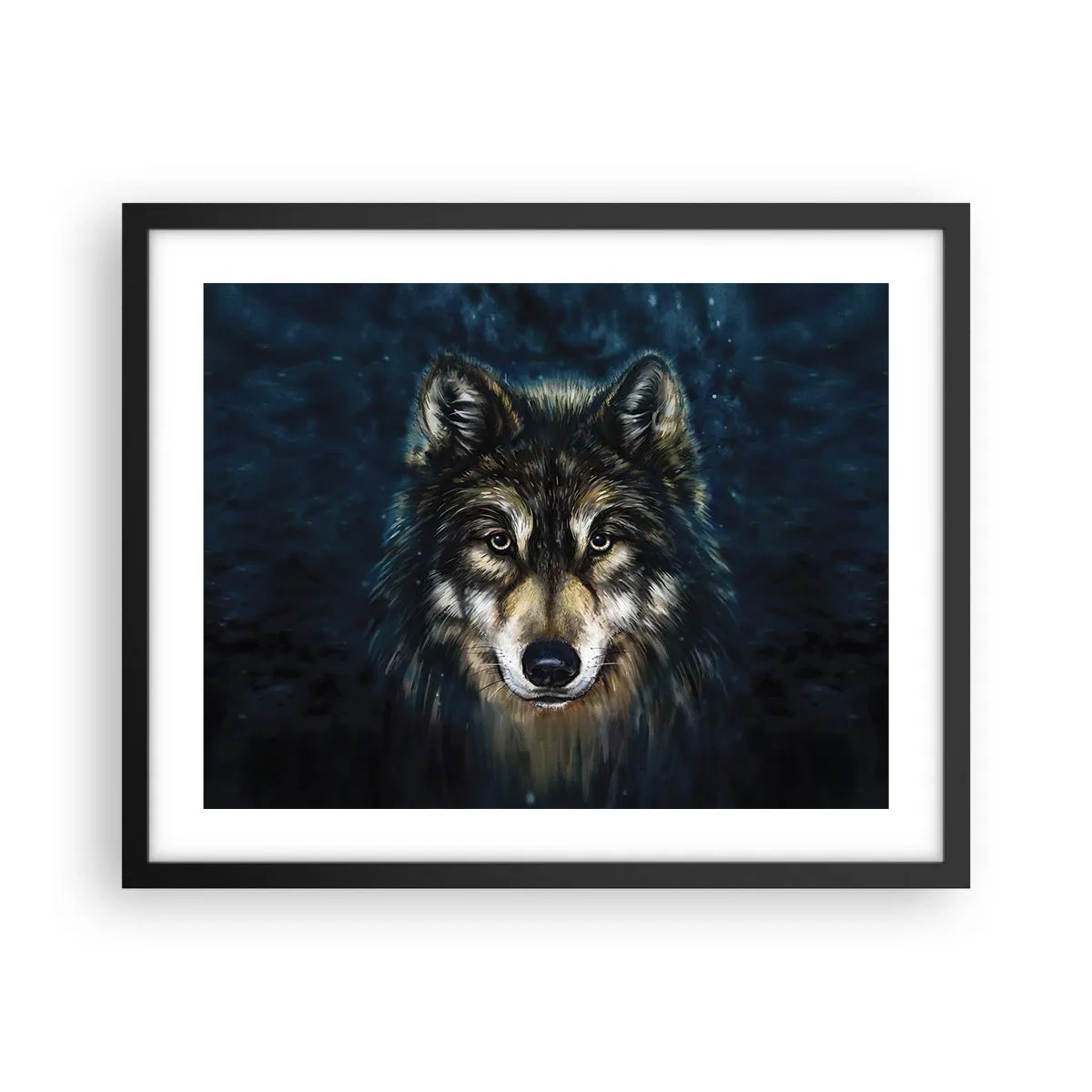 Poster în ramă neagră - Alfa? Și omega - 50x40 cm