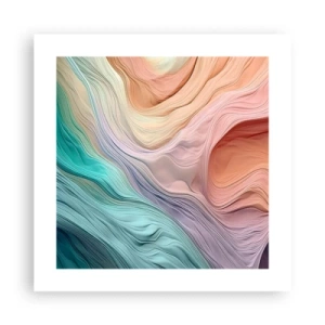 Poster - Valul curcubeu - 40x40 cm