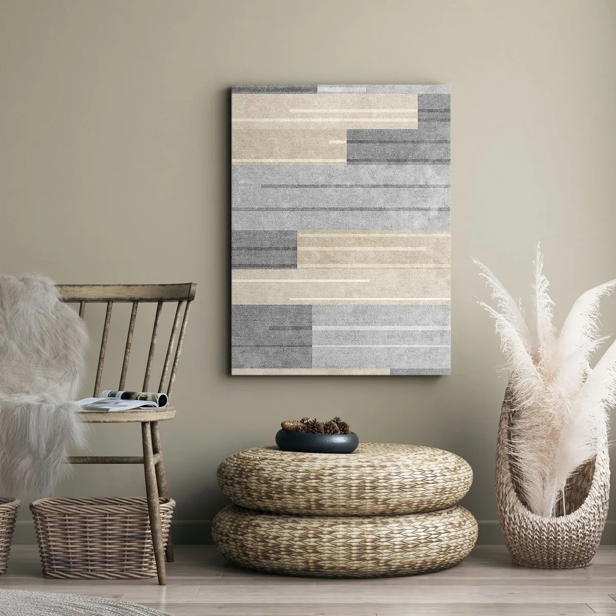 Tablou pe pânză - Compoziție: în poziție verticală - 65x120 cm