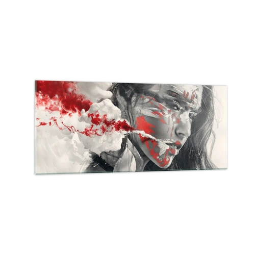 Tablou pe sticlă - În aburul absurdului - 120x50 cm