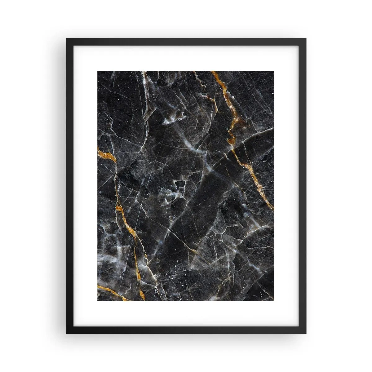 Poster în ramă neagră - Viața interioară a unei pietre - 40x50 cm