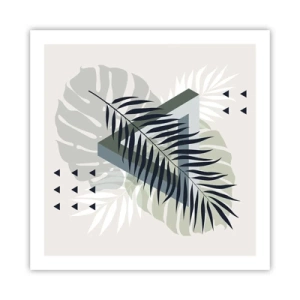 Poster - Natura și geometria - două ordine? - 60x60 cm