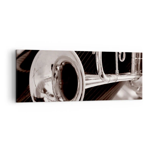 Tablou pe pânză - O călătorie muzicală în anii `30 - 140x50 cm