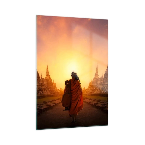 Tablou pe sticlă - În pace prin eternitate - 50x70 cm