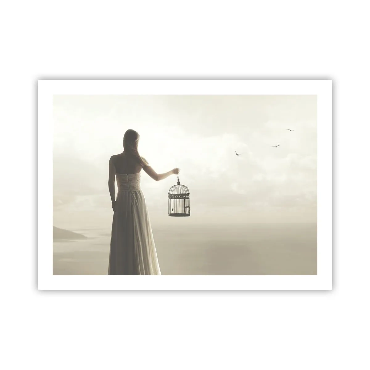 Poster - Fii liberă - 70x50 cm